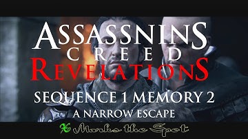 AC Revelations - Sequence 1 Memory 2 - A Narrow Escape - 100% Sync - Walkthrough