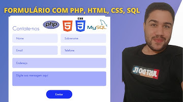 🔴[2022] Formulário de cadastro com PHP | MySQL | CSS | HTML - Parte 1