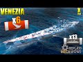 Venezia 6 Kills & 196k Damage | World of Warships Gameplay 4k