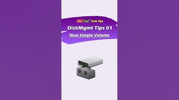 How to Create a New Simple Volume in Disk Management #diskmanagement #windowstips