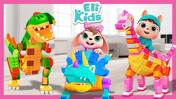Dinosaur Building Blocks | LEGO-Like Dinosaur Toys | Eli Kids