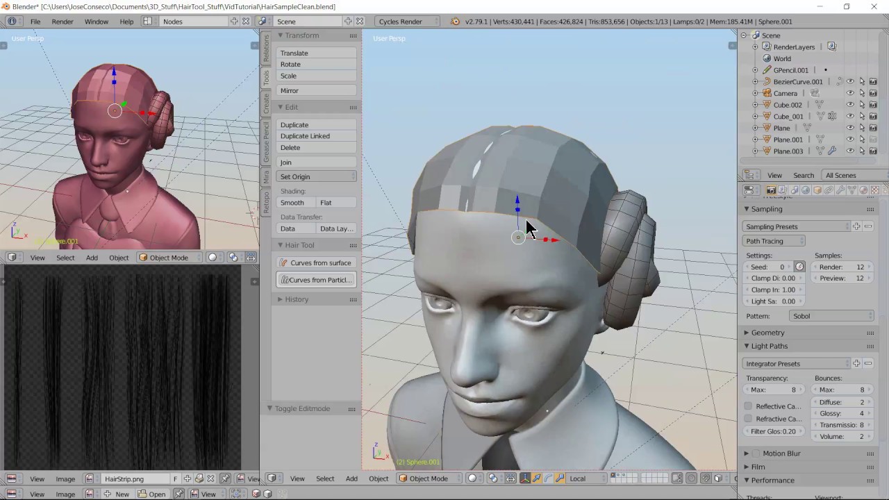 これは素晴らしい Blender用髪の毛作成アドオン Hair Tool For Blender が最高にリアル Cg Geeks