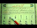 Basic qaida  noorani qaida lesson04 harakat  zabar zeer pesh  arabic letters for kids 
