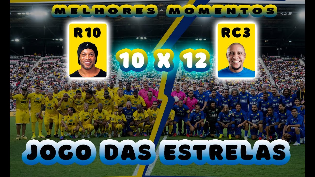 Ronaldinho Gaúcho e Roberto Carlos promovem Jogo das Estrelas em
