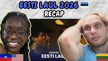 REACTIE OP HET Estisch Lied 2026 (Estland) | SAMENVATTING