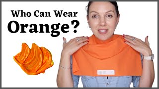Can Orange Be Cool and Warm? Who Can wear Orange?