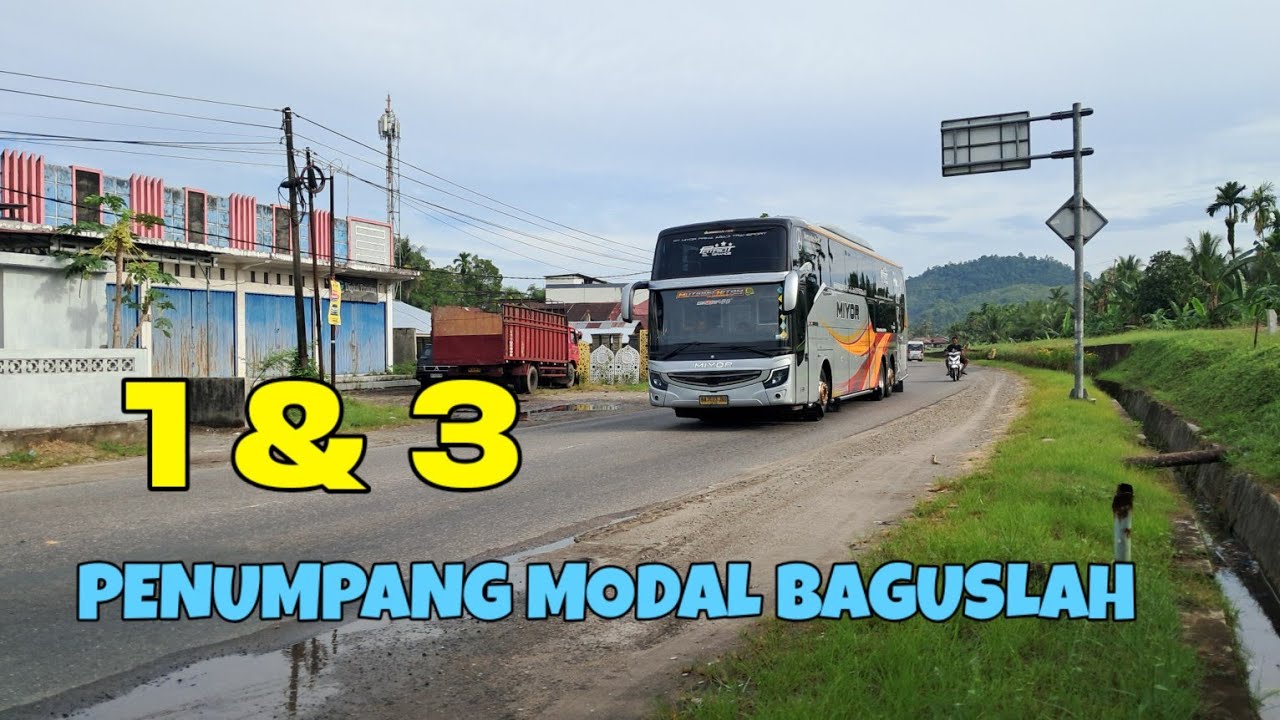 1 dan 3 orang penumpang modal awal yang bagus 