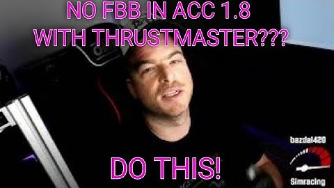 NO FBB ON #ASSETTOCORSA #COMPETIZIONE 1.8 UPDATE USING #THURSTMASTER WHEEL? DO THIS!