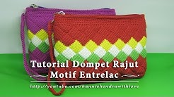 Crochet || Tutorial Merajut Dompet Motif Entrelac - Durasi: 39.48. 