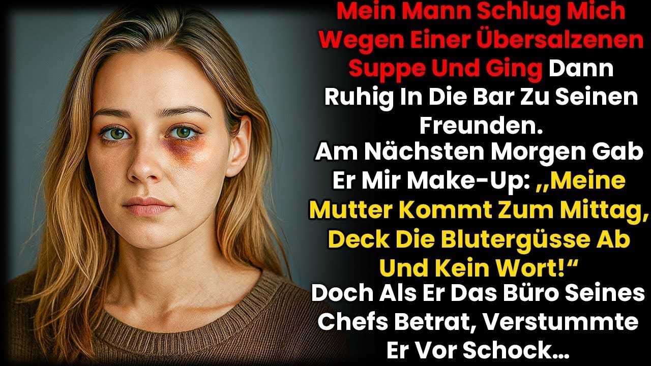 Mein Mann Schlug Mich Wegen Der Suppe – Doch Im Büro Des Chefs Blieb Ihm Der Atem Weg!