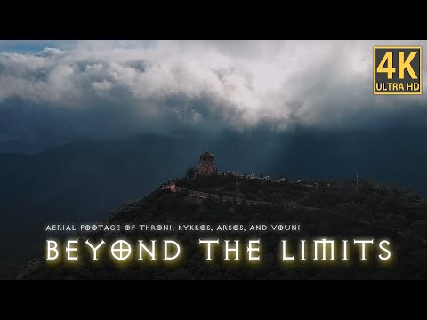 Drone Flight Over Cyprus Monastery And Nearby Towns And Villages Kykkos Throni Arsos Vouni In 4k