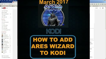 How to install Ares Wizard on Kodi 16.1 March 2017