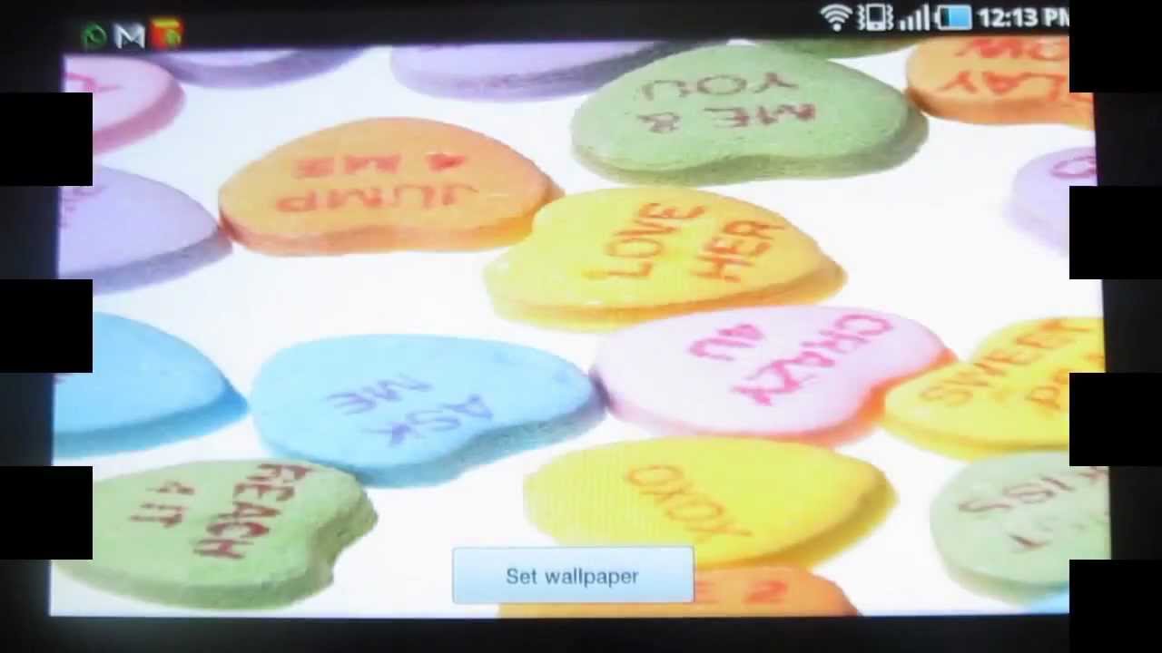 DELICIOUS CANDY LIVE WALLPAPER - App Review by ReviewBreaker