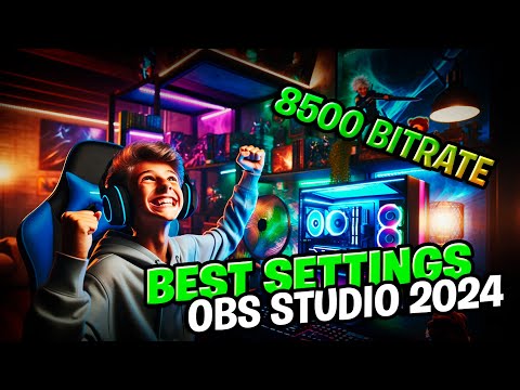BEST SETTINGS for TWITCH OBS STUDIO 2024 (8500 BitRate)