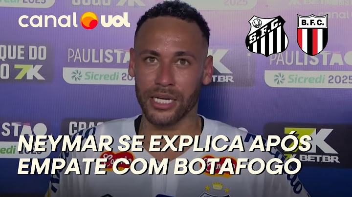 NEYMAR CONFESSA QUE NÃO ESPERAVA CORRER TANTO EM ESTREIA NO SANTOS E DIZ QUE VAI MELHORAR