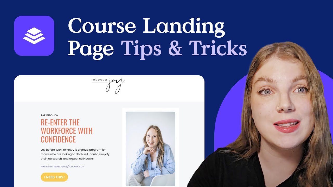 Course Landing Page Tips  Tricks