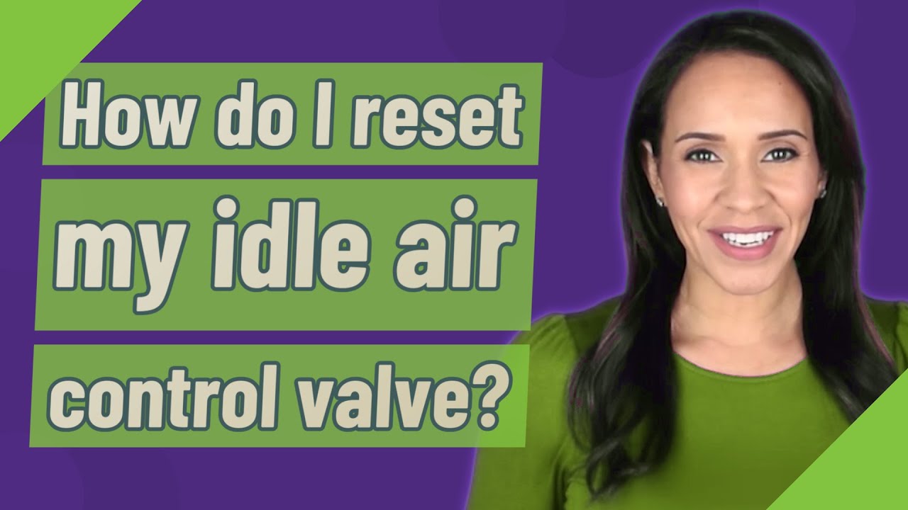 How To Reset Idle Air Control Valve Honda