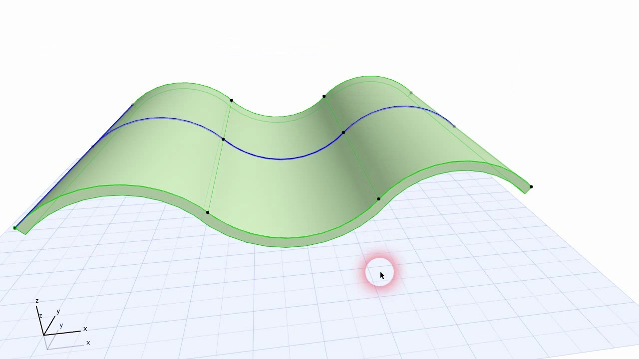 ArchiCAD 滑らかな押し出しシェル （組み立て：詳細） / smooth shell (extrusion, detailed method)