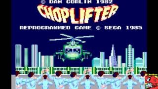 Choplifter SEGA MASTER SYSTEM - 84,100