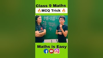 Rationalisation Trick 🔥 | Class 9 Maths Chapter 1 | MCQ Trick Class 9 #youtubeshorts #shorts #fun
