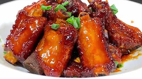 This is the correct method of braised pork ribs, the color is bright red,the meat is soft and rotten - 天天要闻