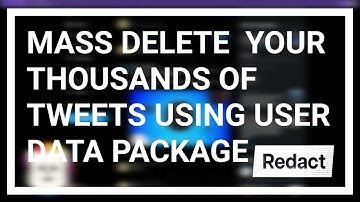 How to mass delete or clean Thousands of Tweets Tweets,  Replies, Likes, Retweets, Quote Tweets Fast