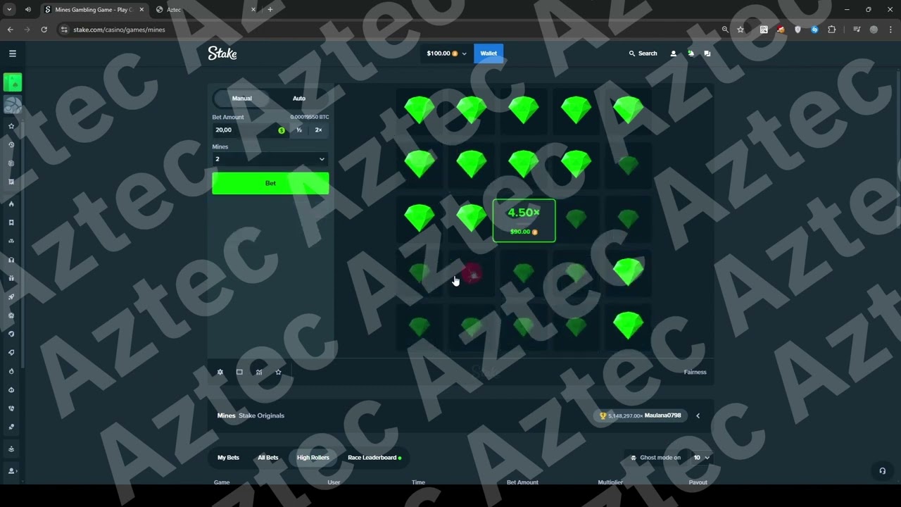 Stake Mines Strategy | EASY 1 BTC! 100% ACCURACY | Stake Mines Predictor | Mines strategy