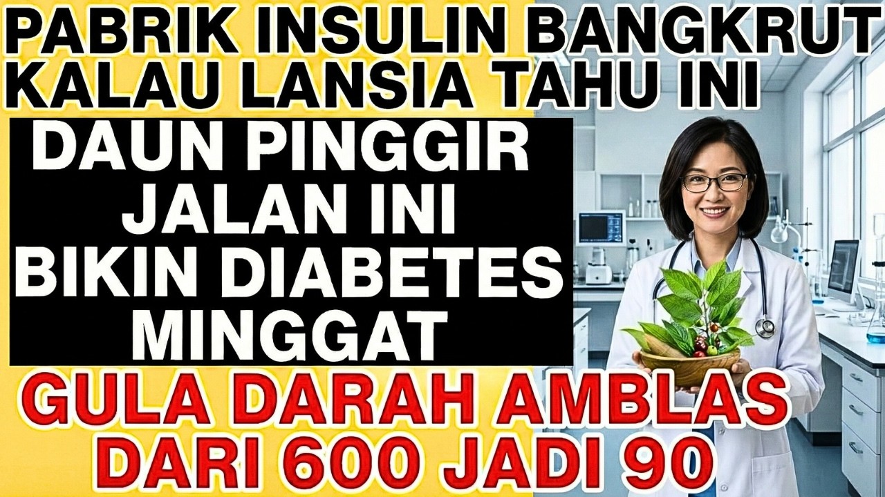 GULA DARAH 600 JADI 90! Pabrik Insulin Bangkrut Kalau Lansia Tahu Rahasia Daun Liar Ini!