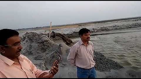 Silt disposal of settling basin