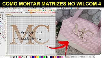 Como montar matrizes no Wilcom 4