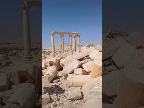 مملكة تدمر بقايا معبد بعل شمين