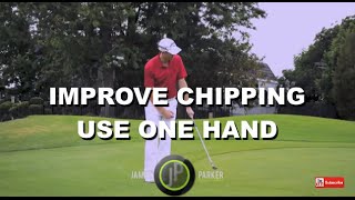 Golf Chipping Tips | One Hand Chipping Drill