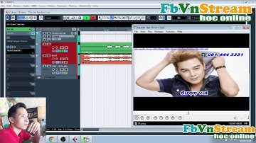 Hướng dẫn Thu âm, xuất file nhạc trong Project cubase 5 hát live