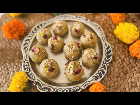 Diwali special Mawa and Kaju Laddoo with Gulkand & Nuts centre   No Bake Diwali Dessert