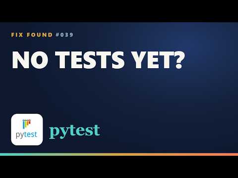 Scared to touch code with no tests? Start with pytest
