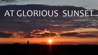 Sunset in Munich. Timelapse 4K. Закат солнца в Мюнхене.