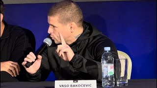 Vaso Bakočević pred meč sa Kroatom: "Imam samo jedan cilj, da povredim ovog majmuna" (01.11.2023)