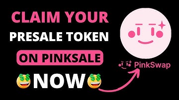 How To Claim Your Tokens On Pinksale After Presale || Claim Your Token On Pinksale #pinksale