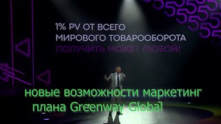 Новые возможности маркетинг плана Greenway Global I Как войти в Пул мирового товарооборота новичку