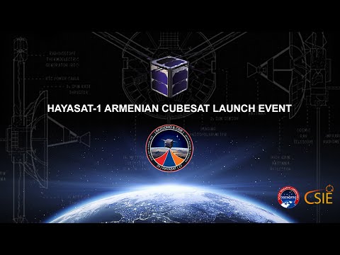 HAYASAT-1 - First Armenian domestic CubeSat Launch Live Event Broadcast