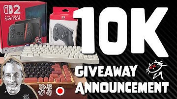 10k Subscriber Giveaway Announcement and Information Video