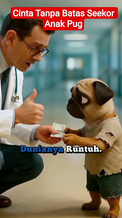 Demi Ayah, Anak Pug Ini Rela Kerja Keras! 😭short#fantasi#perjuangan#anakpatuh#bekerja keras