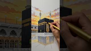 Holy Kaaba 🕋 | Beautiful Islamic AI Cinematic Short | Makkah Golden View | دل کو سکون دینے والا منظر
