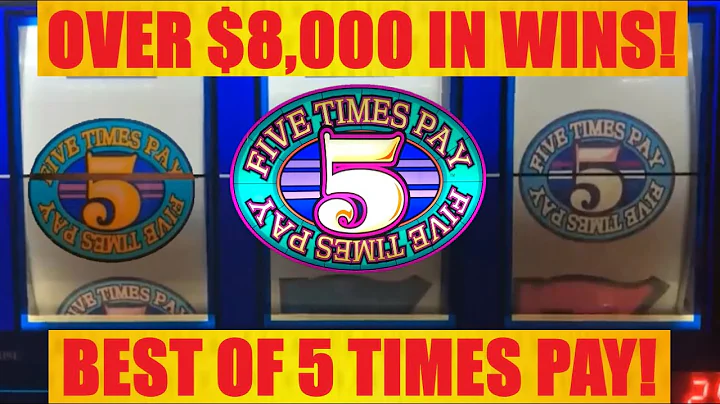 I won over $8000 playing 5 Times Pay slots! Jackpots! Big Wins! Handpay!