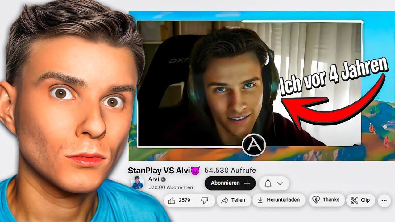 ALVI REAGIERT AUF SEIN 4 JAHRE ALTES VIDEO