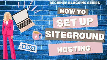 How to Set Up SiteGround Hosting & Connect a Bluehost Domain (Step-by-Step for Blogging Beginners!)