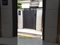 Aluminum courtyard gate