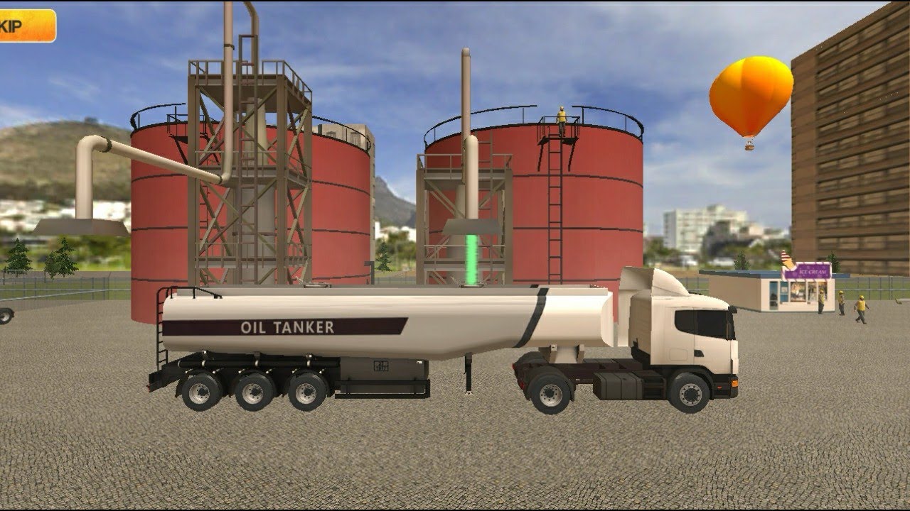 Oil Tanker Transporter Truck Simulator Offroad Truck Driving ( Racing