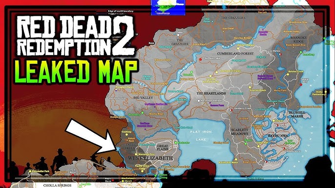 Anyone else remember the old leaked Red Dead 2 map? : r