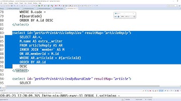 2020 05 23, 스프링부트 실전, 커뮤니티 사이트, 작업, 댓글 리스팅 ajax 화, 2부 1